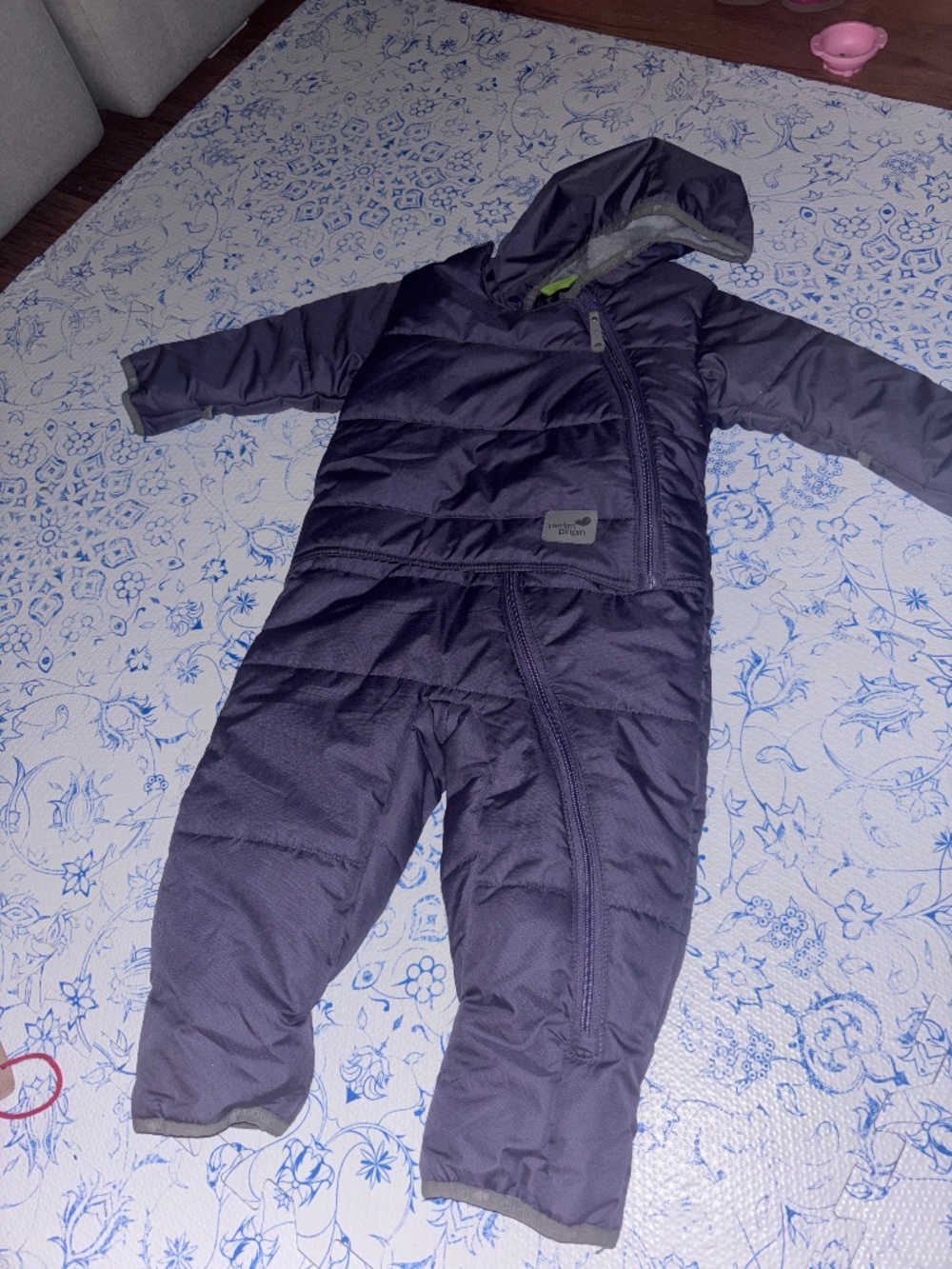 Perlimpinpin car seat safe snowsuit 24m